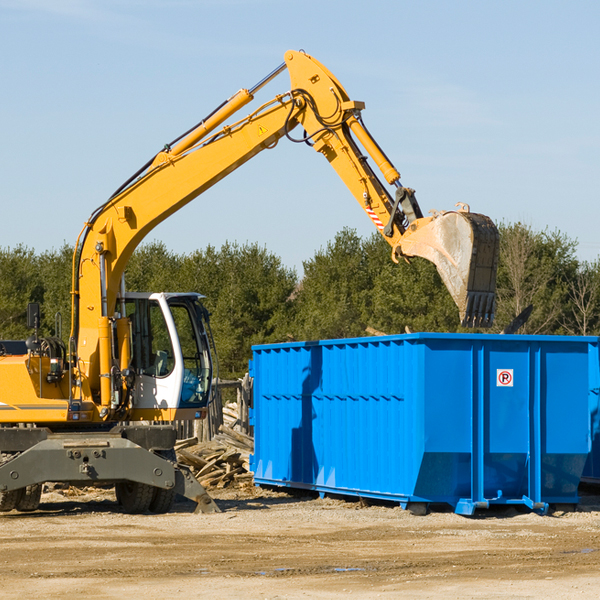 how many times can i have a residential dumpster rental emptied in Iron City Georgia